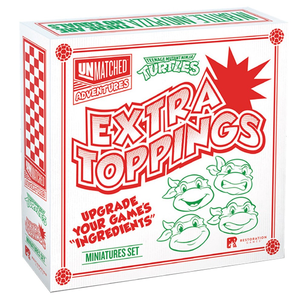 Unmatched Adventures: Teenage Mutant Ninja Turtles: Extra Toppings Miniatures