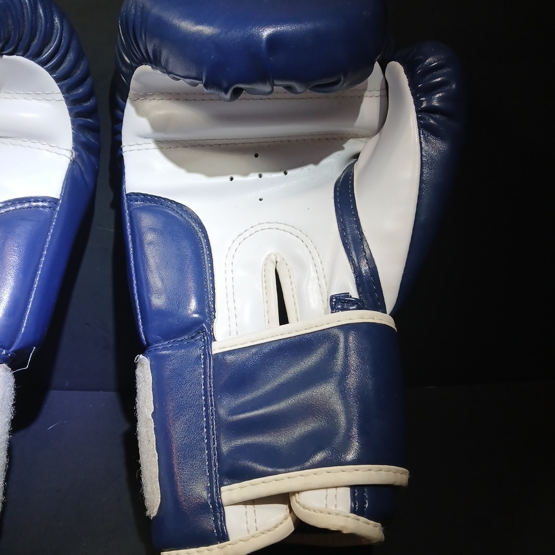 Trideer 16oz Boxing Gloves. Blue And White