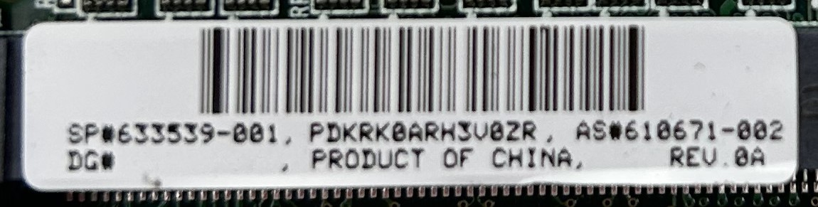 HP 633539-001 Smart Array P421 Controller (No Cache)