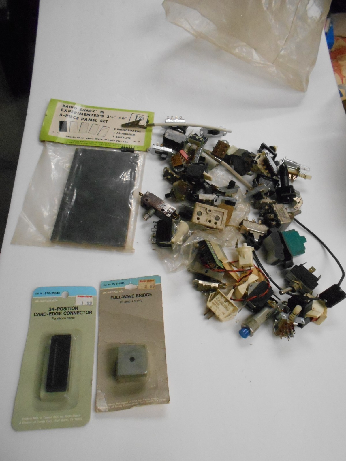 Lot of Vintage Electronic Switches & Stuff