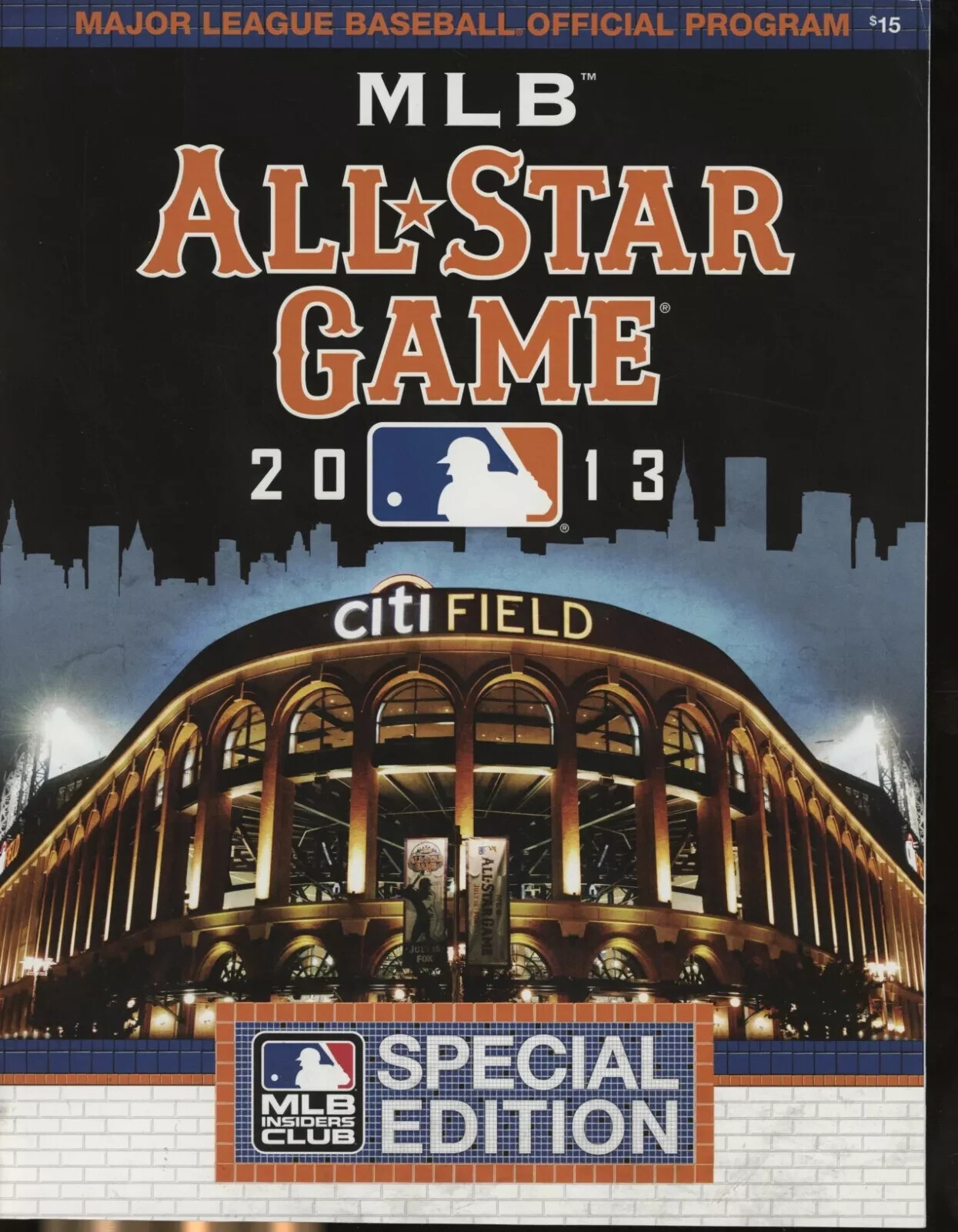 Near Mint 2013 MLB All Star Baseball Program Citi Field & bonus added always