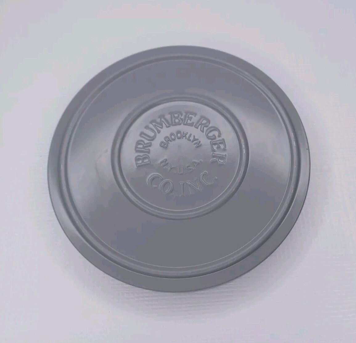 Brumberger 5" Grey Metal Reel Case