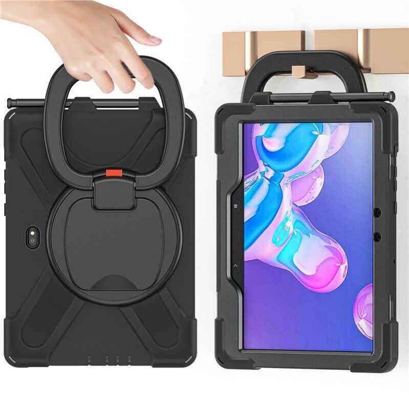 Case Heavy Duty Shockproof Rotating Stand Cover For Samsung Tab Active 4 Pro