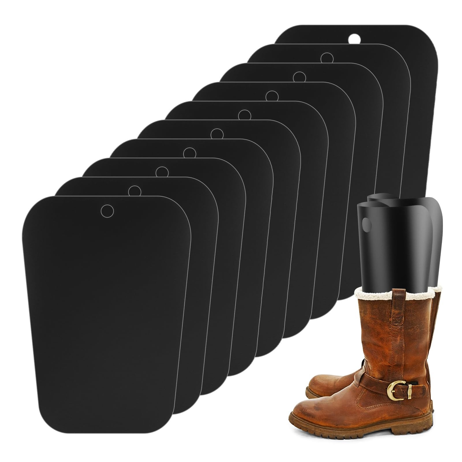 5 Pairs Boot Shapers Form Inserts Keeper Tall Boots Support Holders, Breathab...