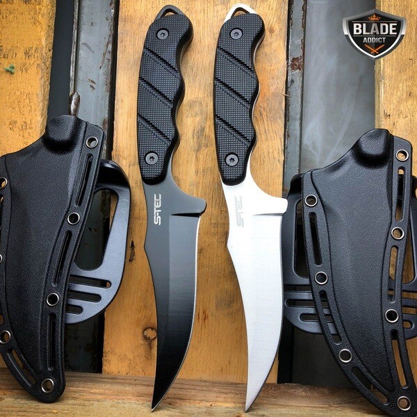 9" Military Tactical Combat Fixed Blade Hunting Skinner Camping Knife w/ Sheath