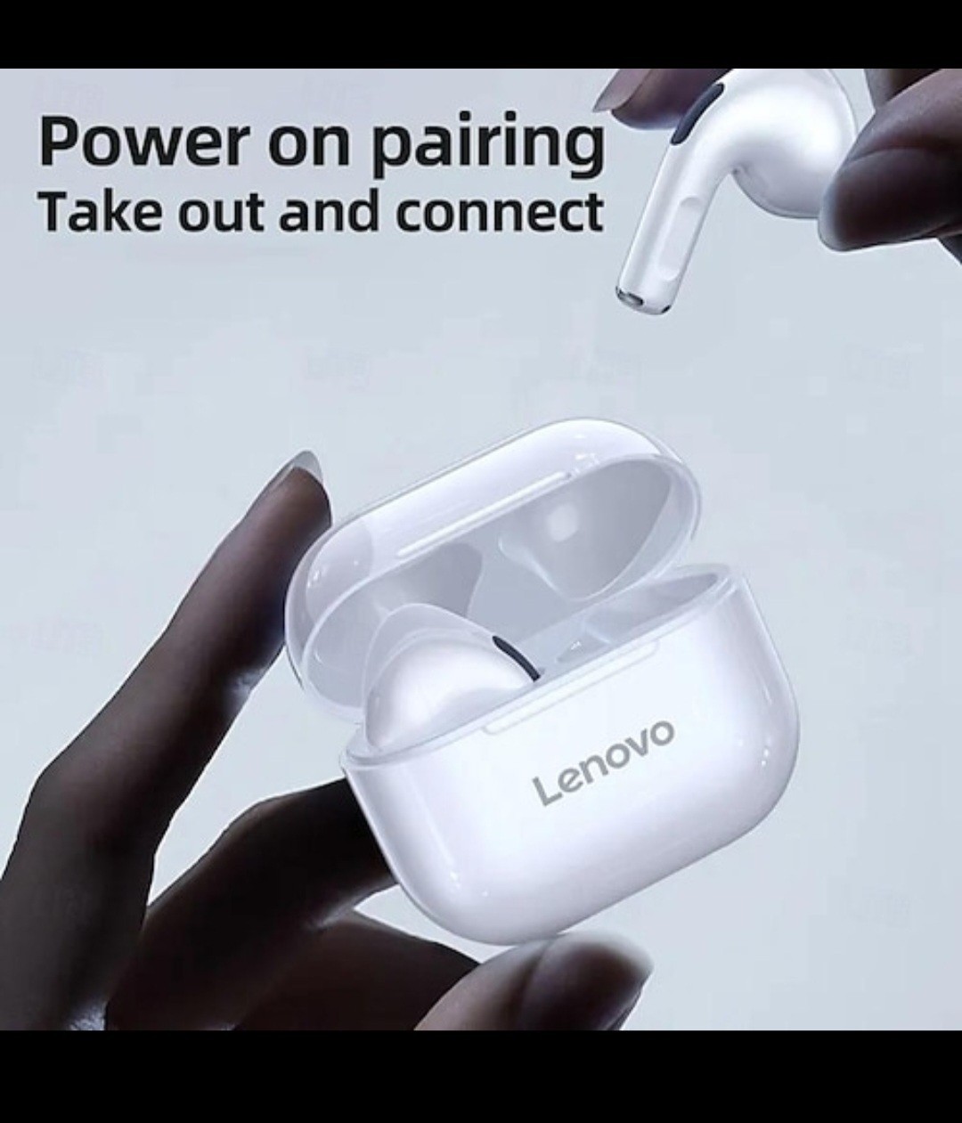 New Original Lenovo Thinkplus LP40 TWS Wireless Earphones Earbuds White New
