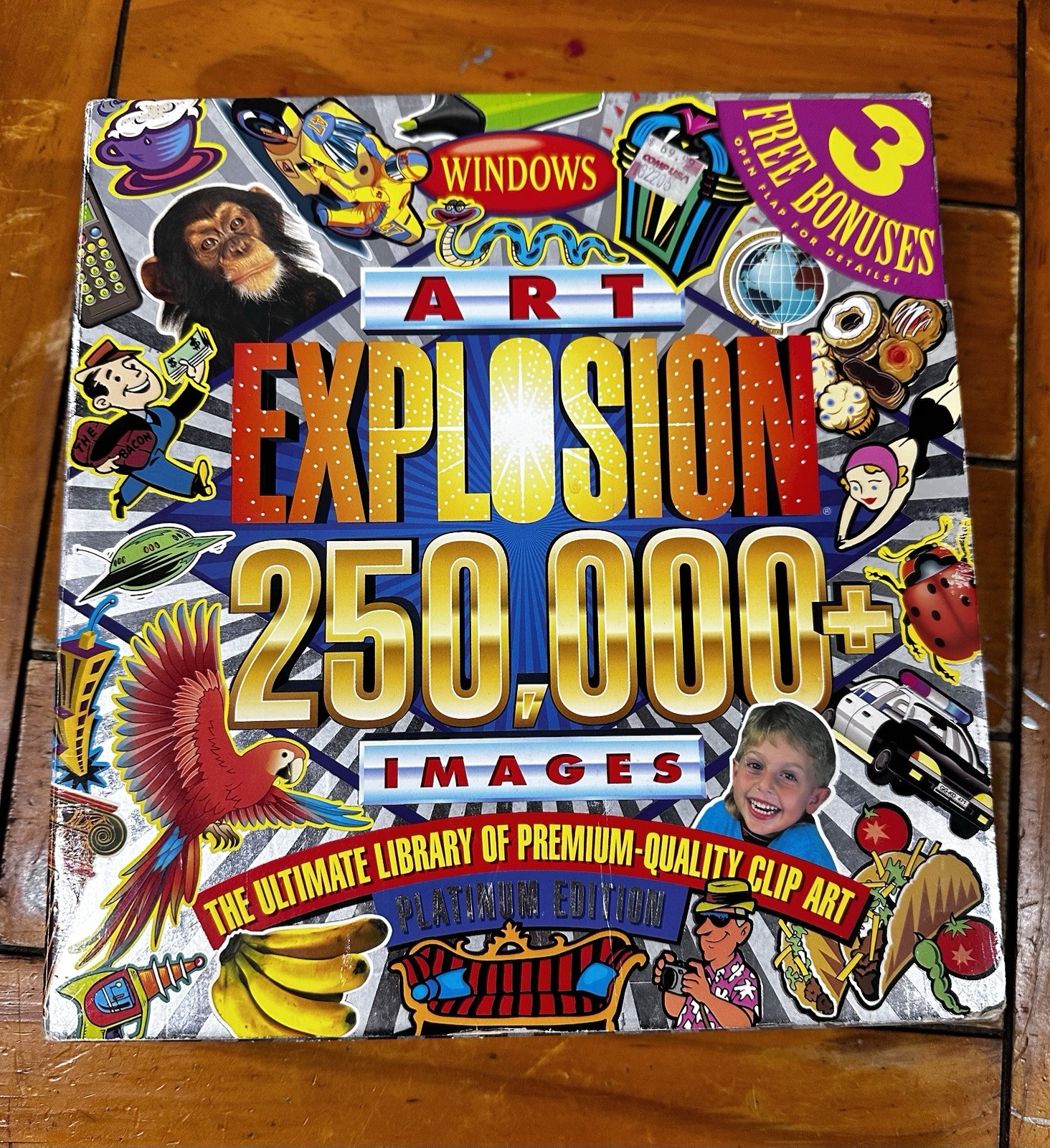 Nova Platinum Edition Art Explosion 250,000 Image Library Clip Art on 21 CDs