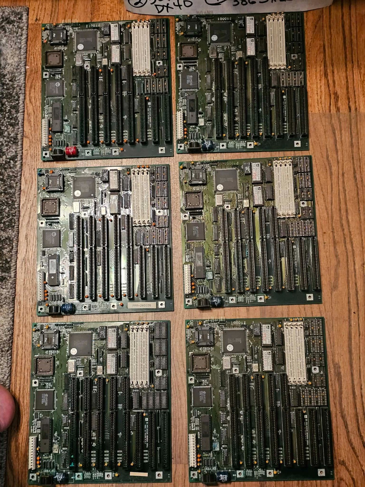 6X RETRO NOS (battery damaged) DTK PPM-1631 2031 2531 80386SX Motherboards P&R