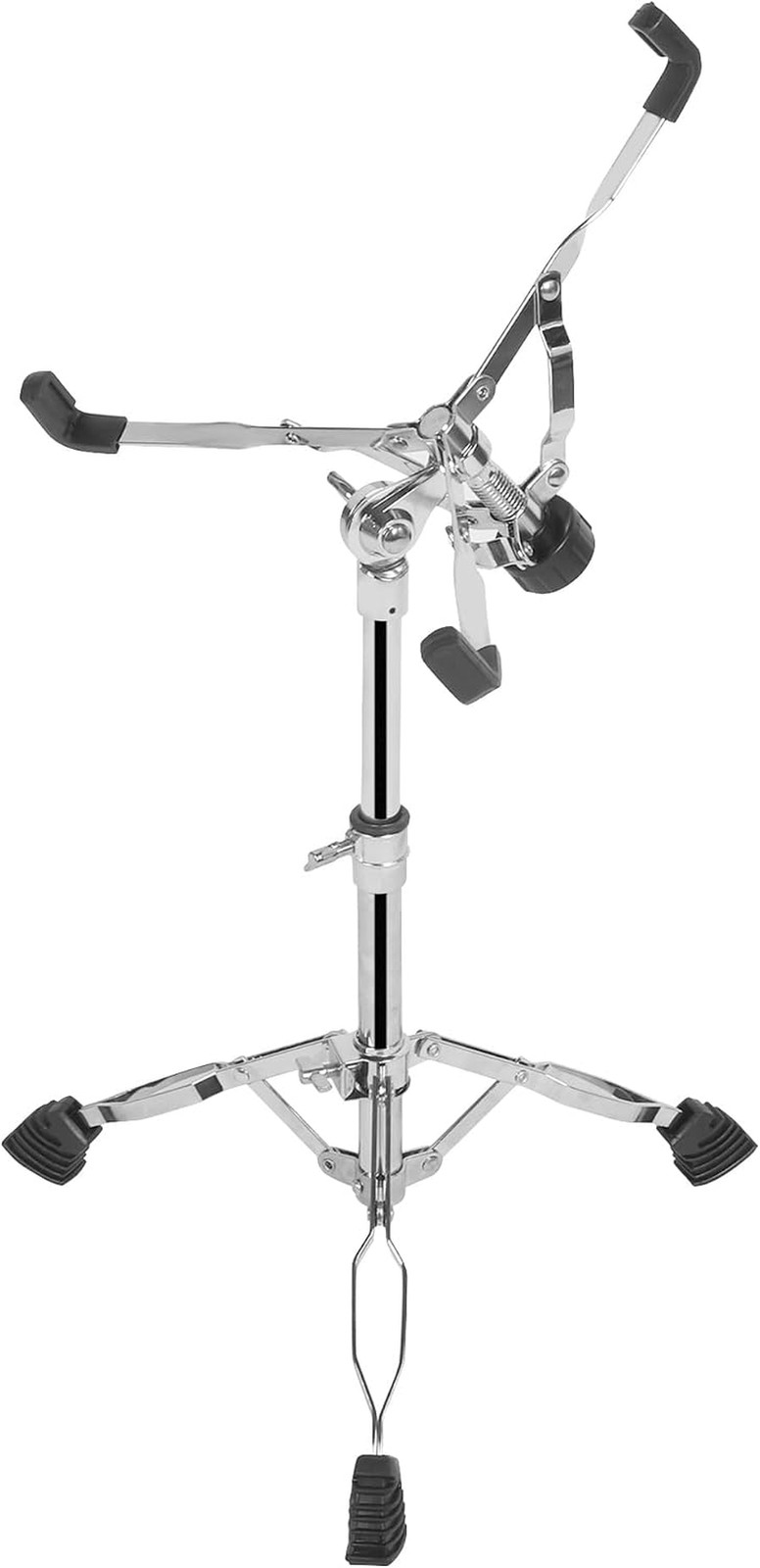 10-15 Inch Snare Drum Stand, Double Braced Tripod Snare Stand Adjustable Height