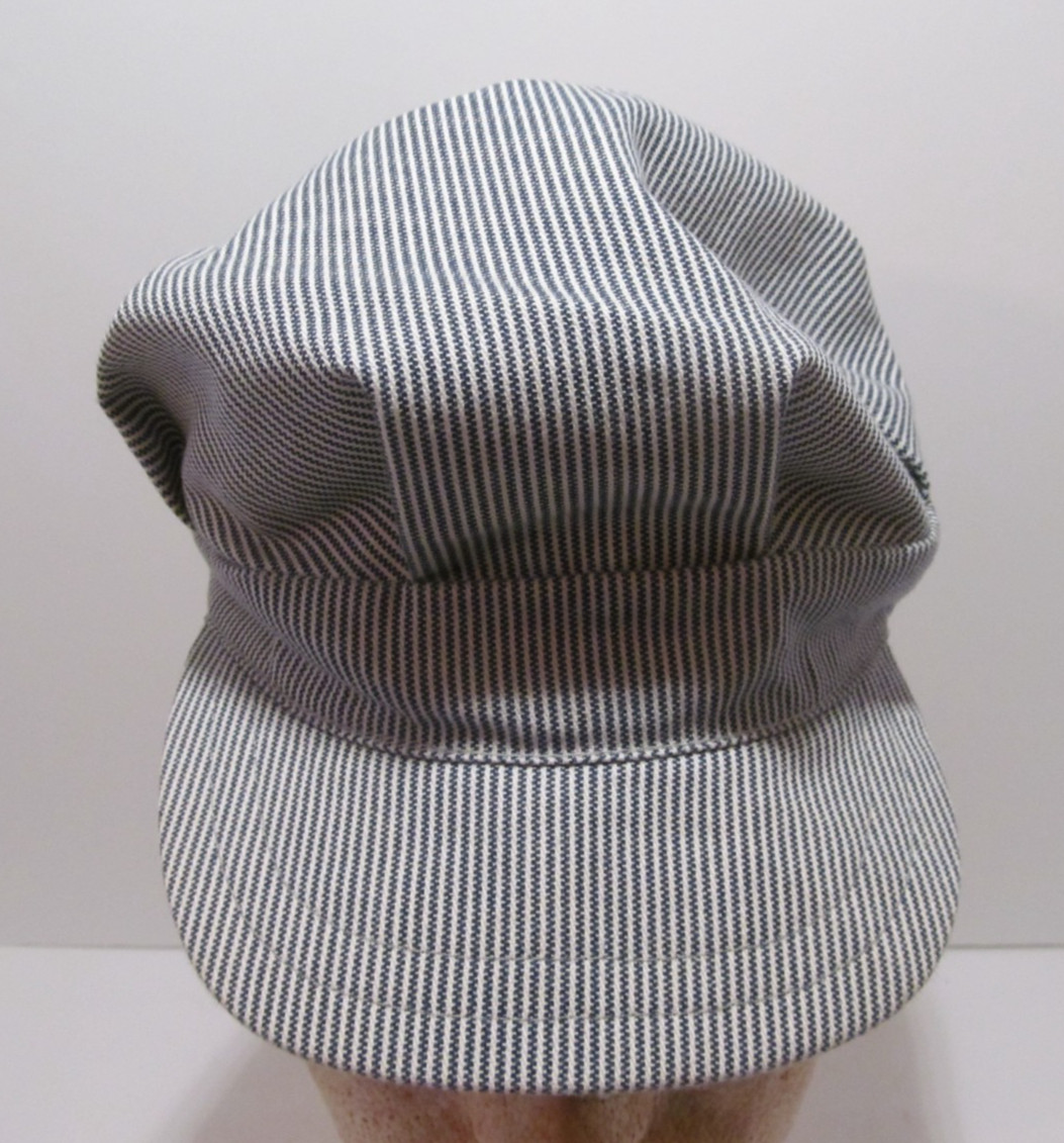 Vintage J Hats R & R Train Engineer Size Medium Child Cap Hat - Made In USA