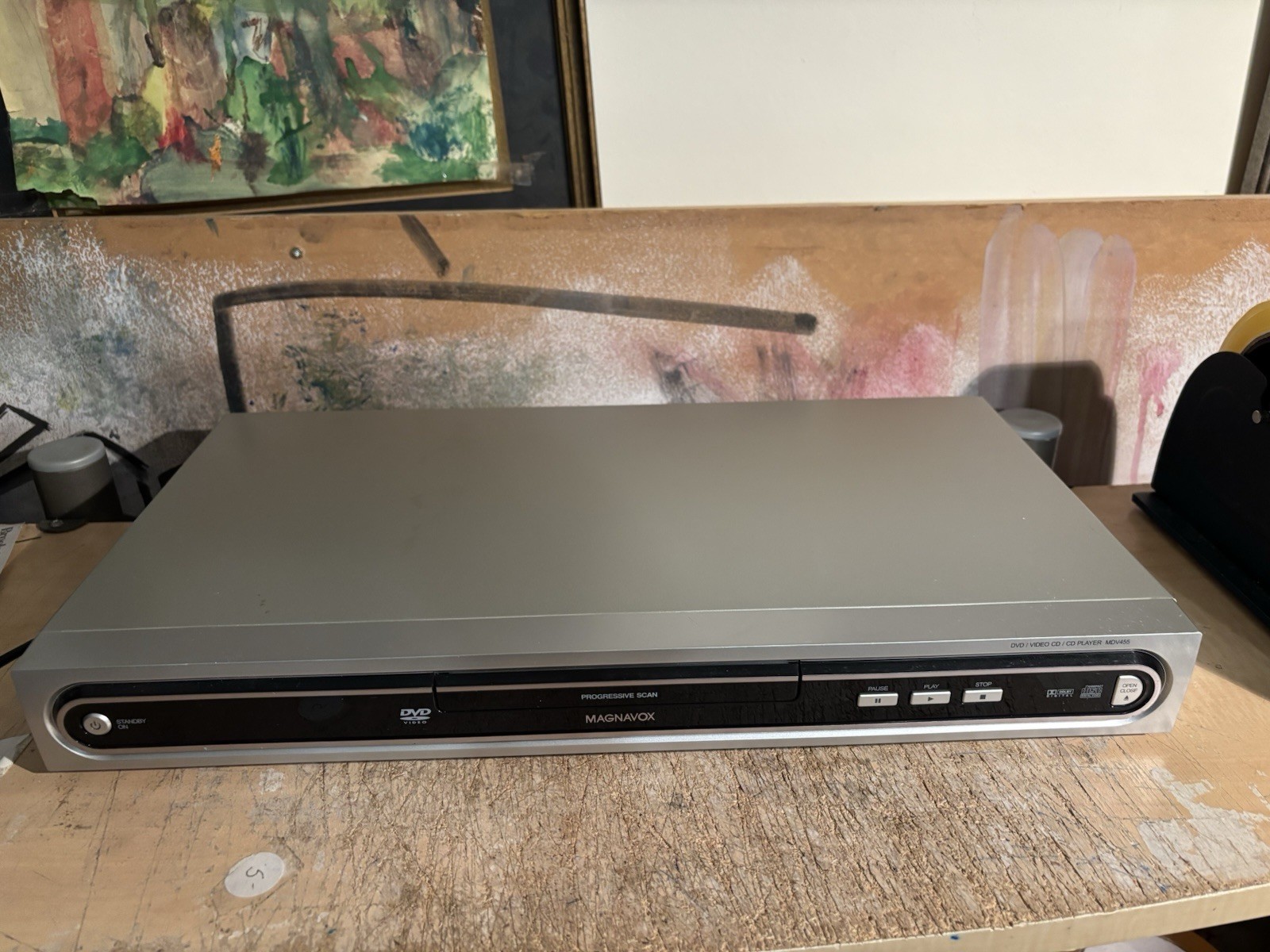 Magnavox MDV458/17 DVD Video Player no remote Tested Works