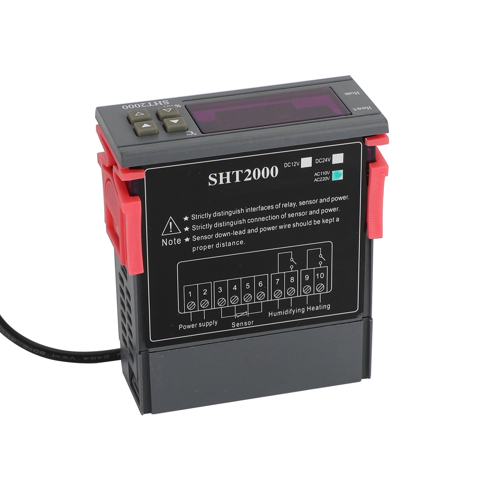 SHT2000 AC110~230V 10A Temperature Humidity Hygrometer Thermostat Control Sensor