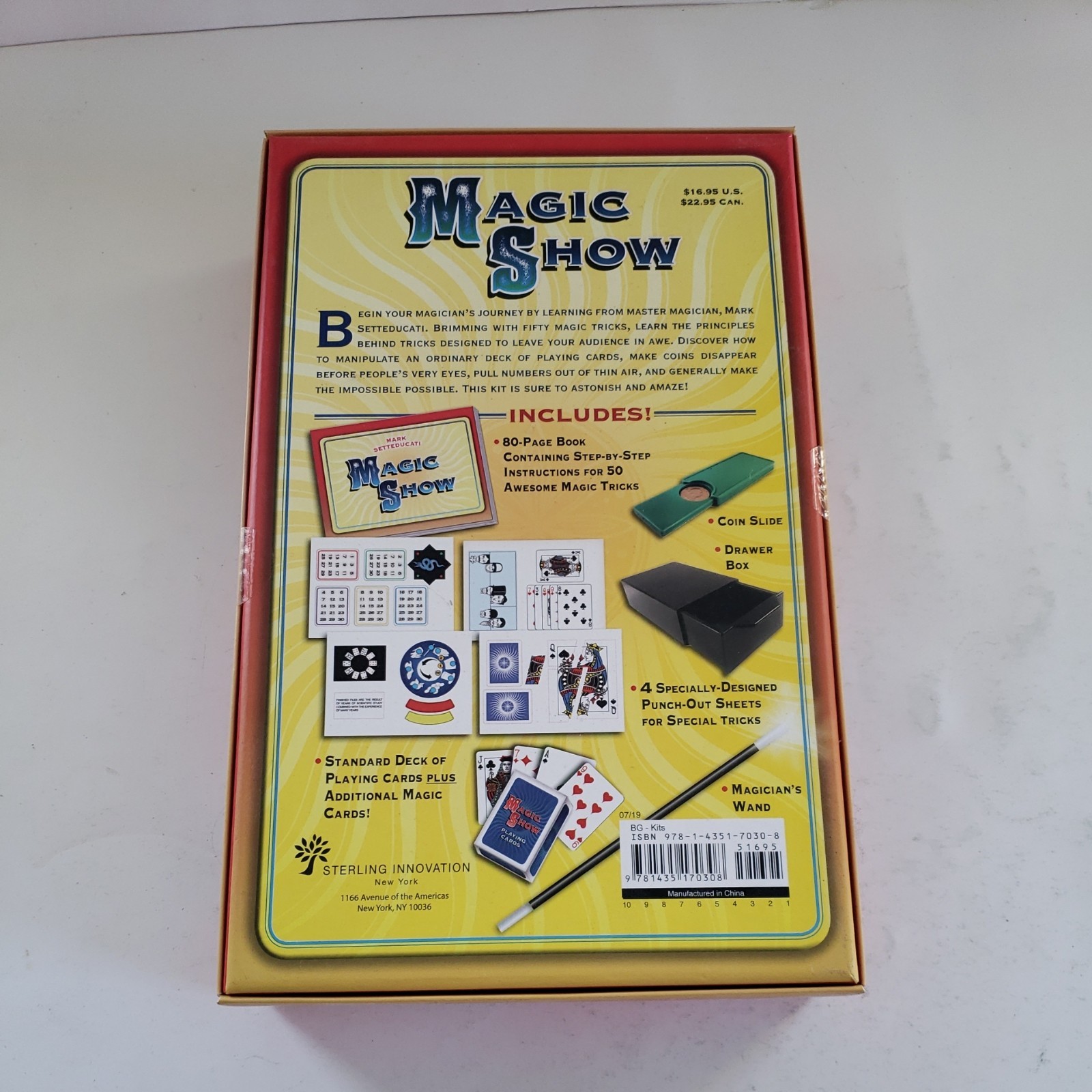Mark Setteducati Magic Show Game Excellent Condition