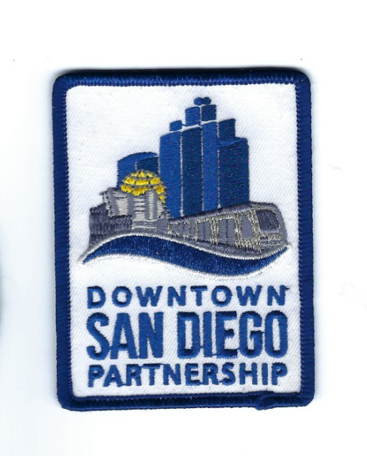 San Diego CA California DOWNTOWN PARTNERSHIP patch - NEW!