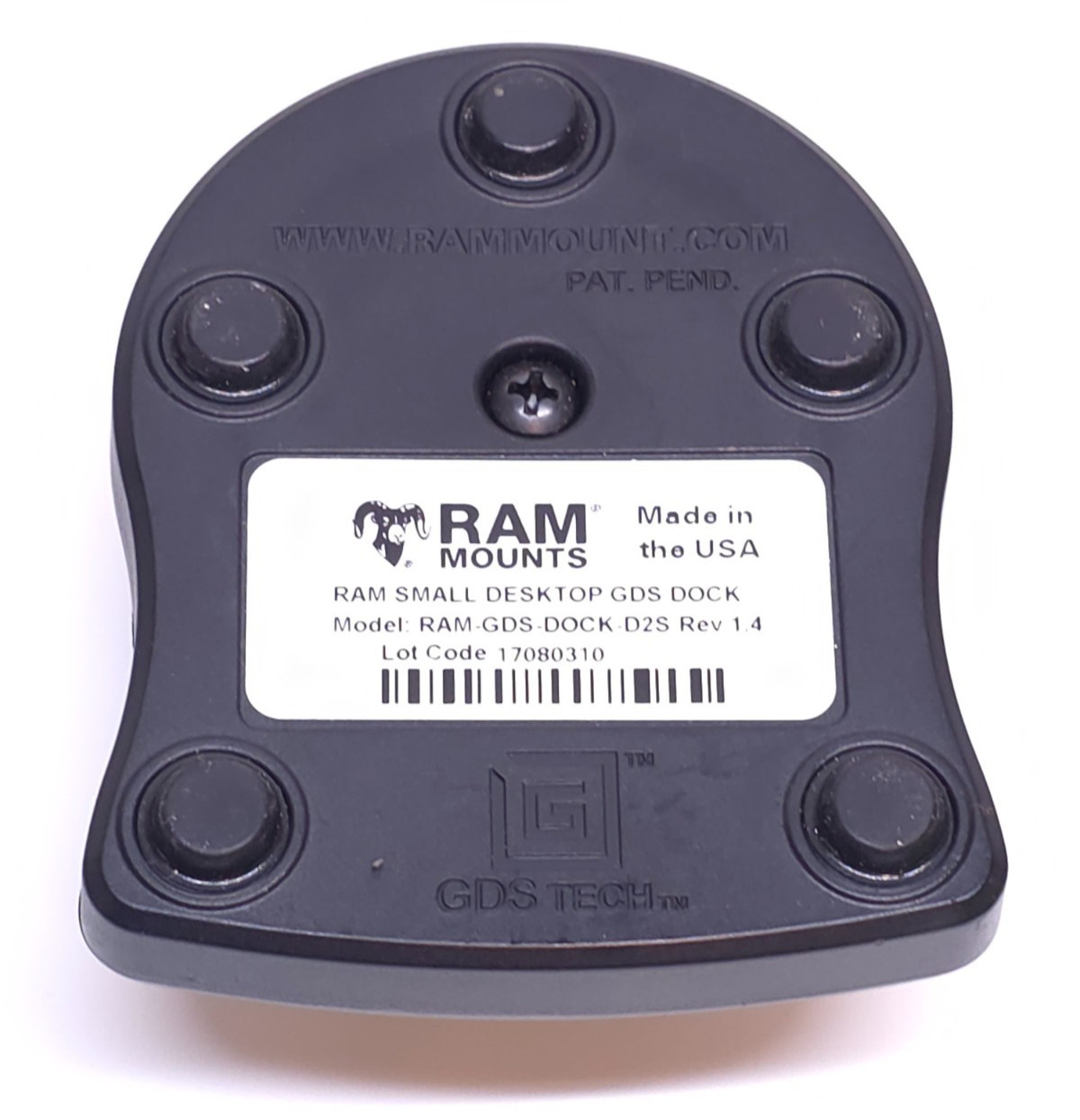 RAM-GDS-DOCK-D2S RAM Mounts GDS Desktop Dock Rev 1.4 Micro USB