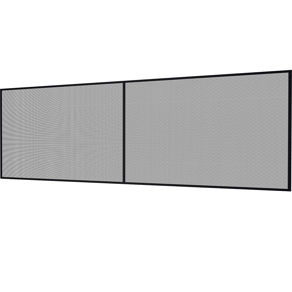 Heavy-Duty Magnetic 16x7 ft Garage Door Screen, Dual Car Access, Fiberglass Mesh