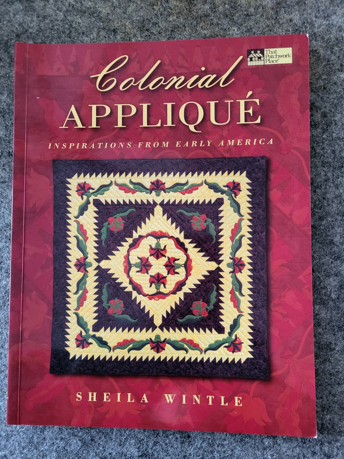 New Colonial Applique Quilt Book by Sheila Wintle