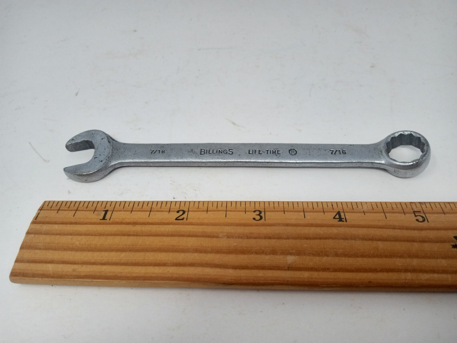Billings 7/16 inch Combination Wrench L1161 USA