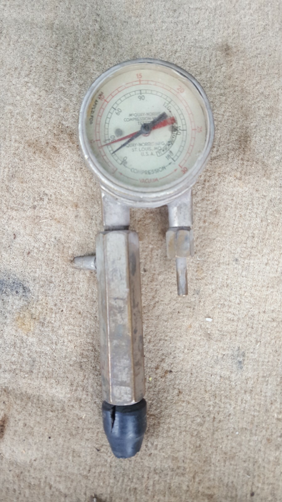 Vintage compression & vacuum engine tester