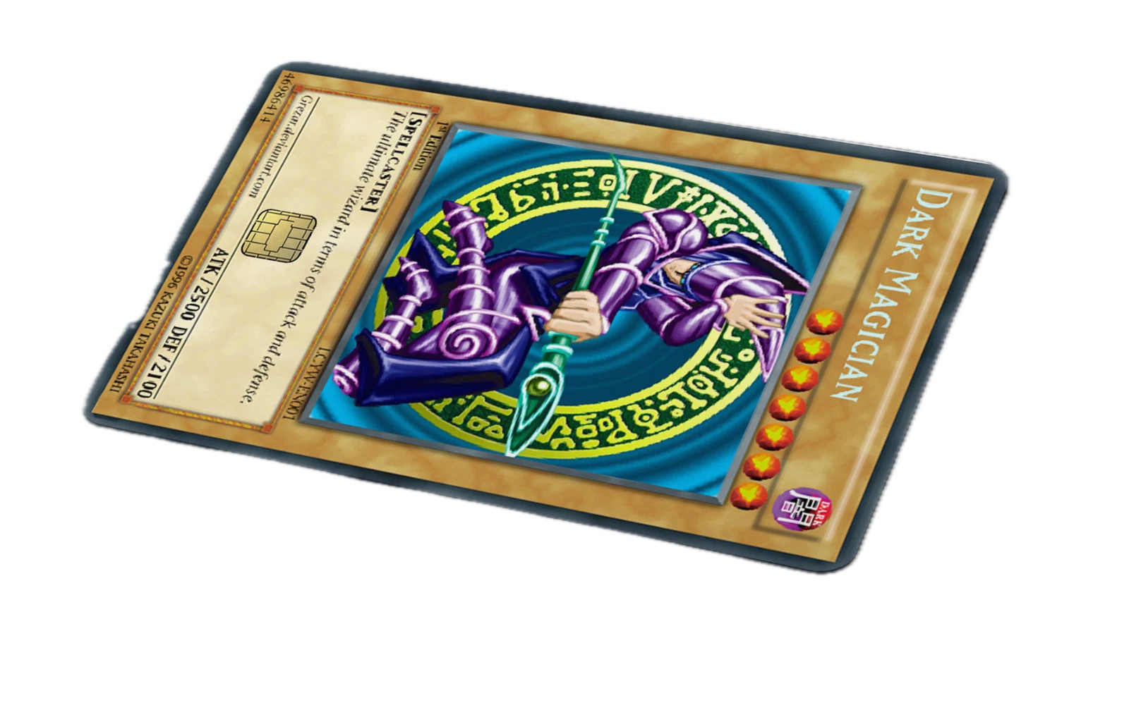 Anime Monster Card Skin for Credit & Debit | TCG Style Sticker | Matte - 6 Pack