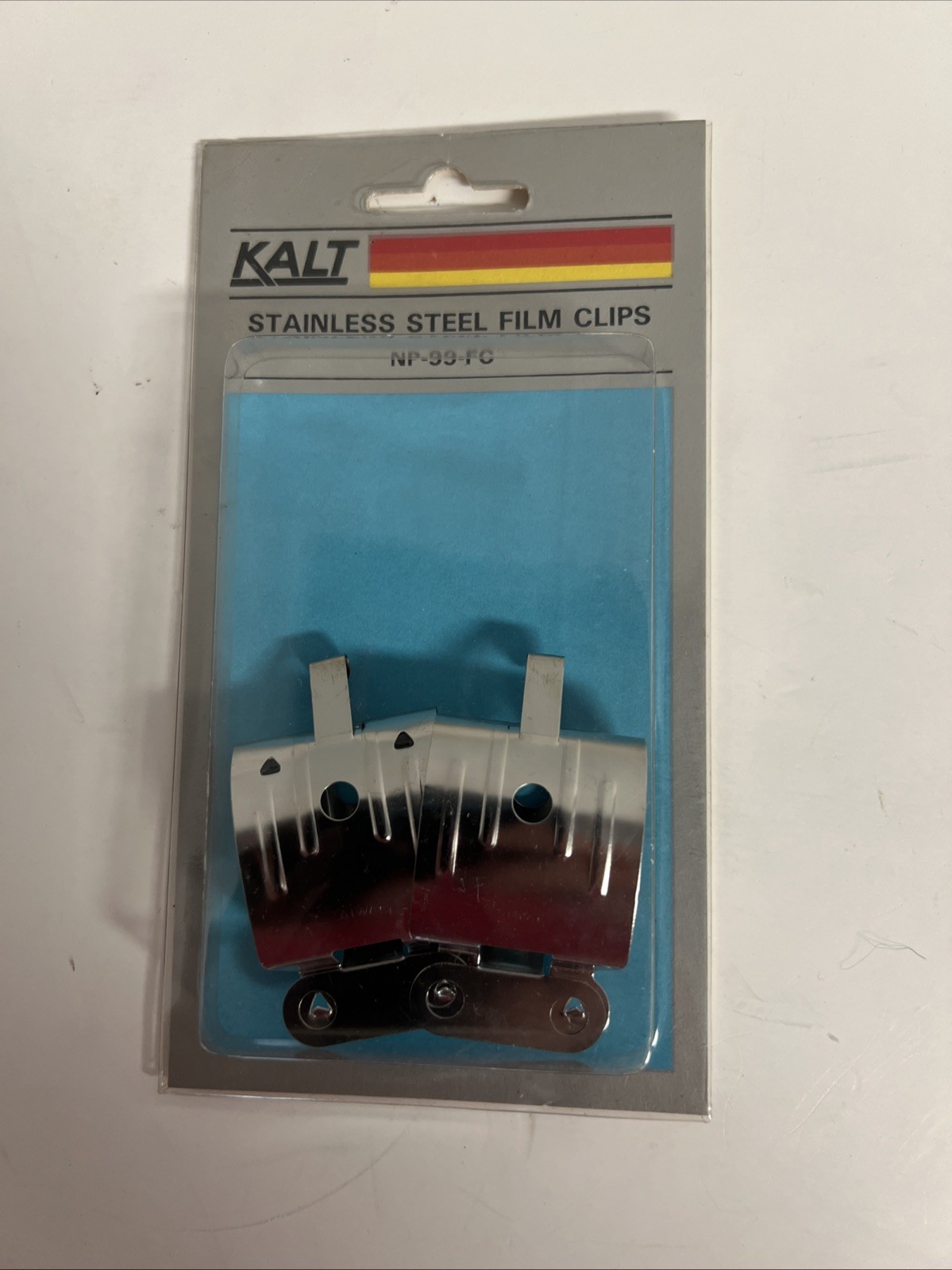 Kalt Stainless Steel Film Clips Set of 2 NP-99-FC NEW