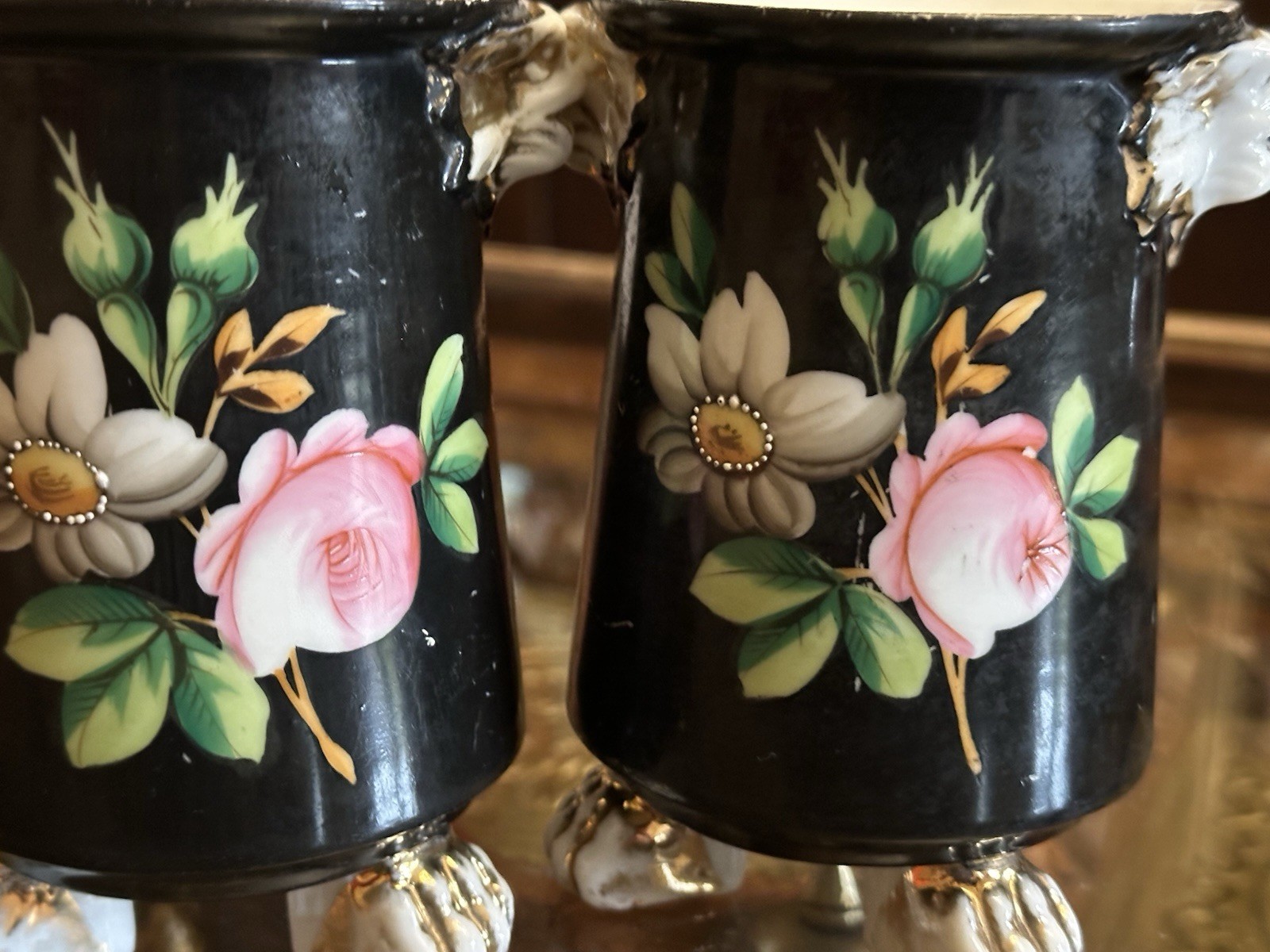 Antigue Pair Small Vases ,France ?