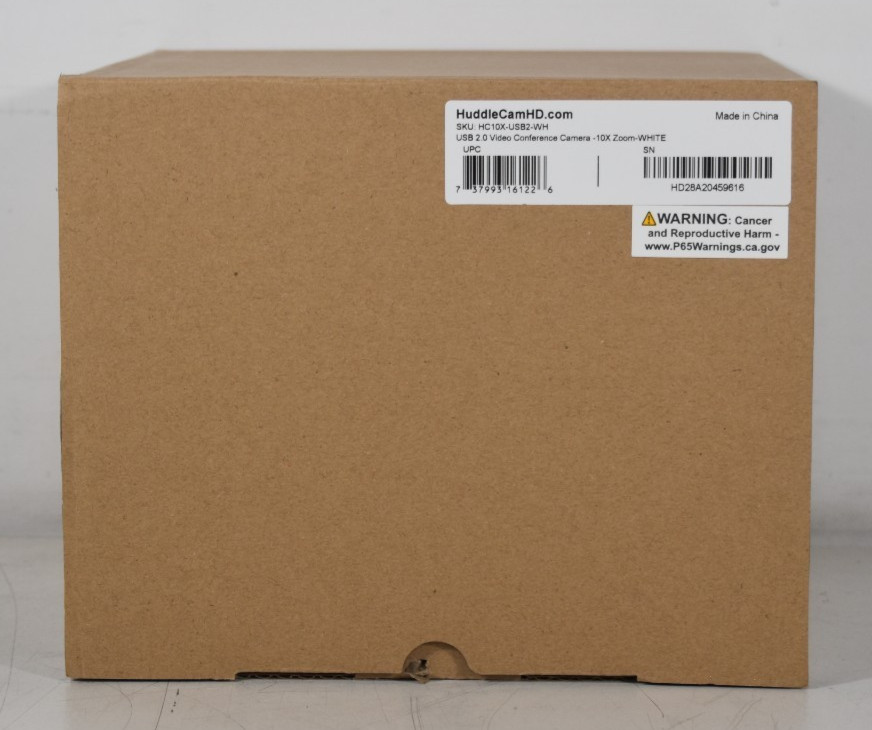 HuddleCamHD HC10X-USB2-WH Advanced Web Conferencing PTZ Camera New Open Box