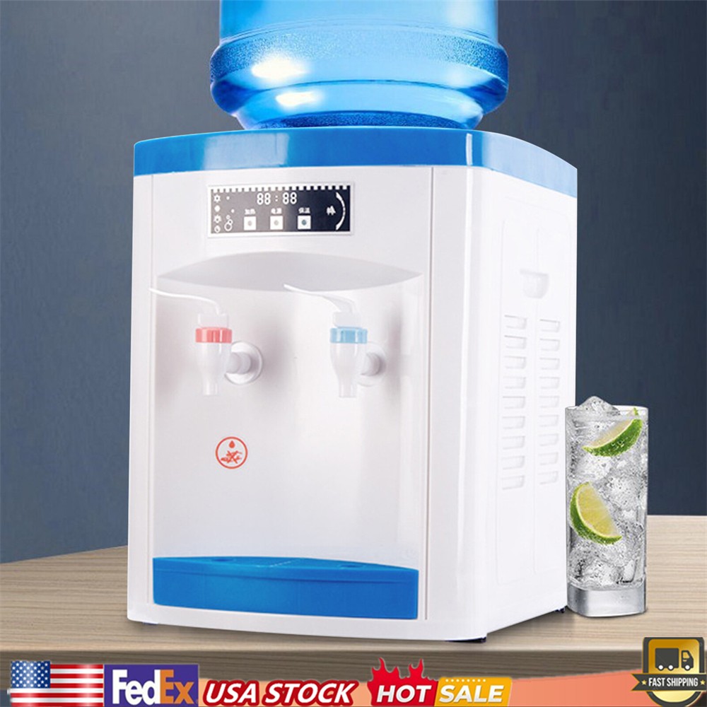 5 Gallon Hot Cold Water Dispenser Countertop Water Cooler Dispenser TOP Loading