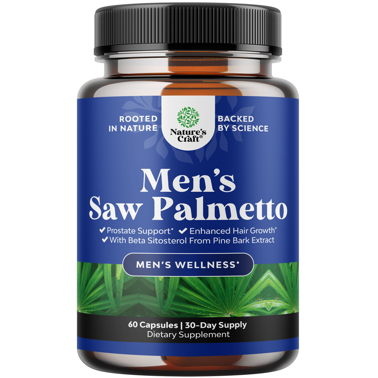 Saw Palmetto for Men with Beta Sitosterol for Prostate Support Better Bladder