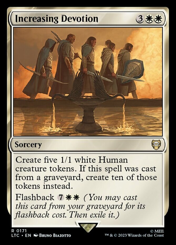 Increasing Devotion x1 - Commander: The Lord of the Rings: Tales of Middle Earth