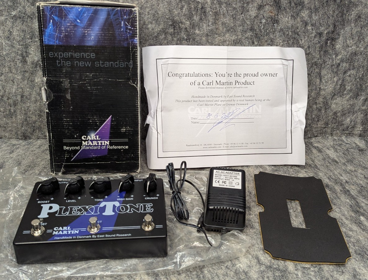 Carl Martin PlexiTone Overdrive Guitar Effects Pedal Made in Denmark 🔥New🔥