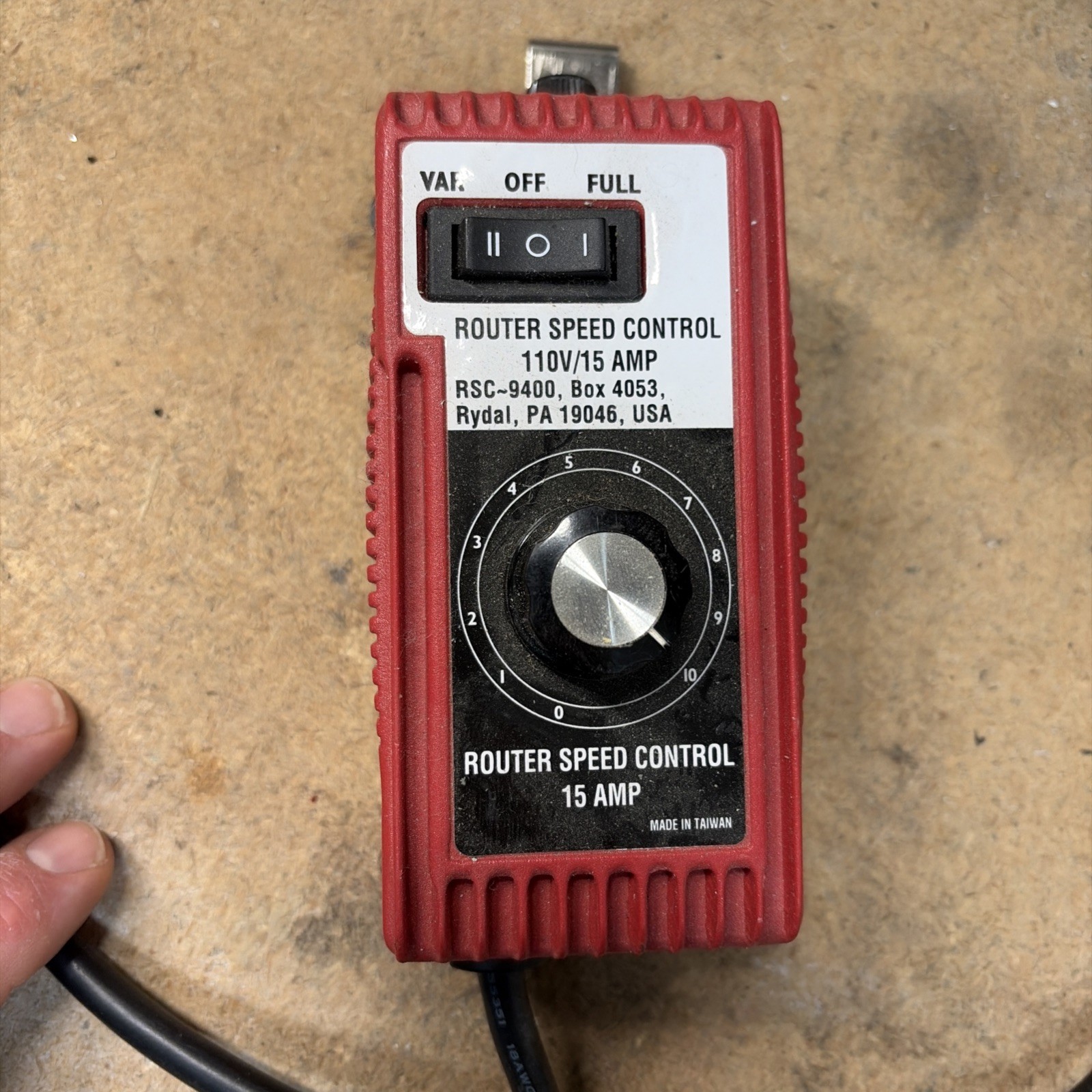 Heavy Duty Variable Speed Power Tool RPM Controller