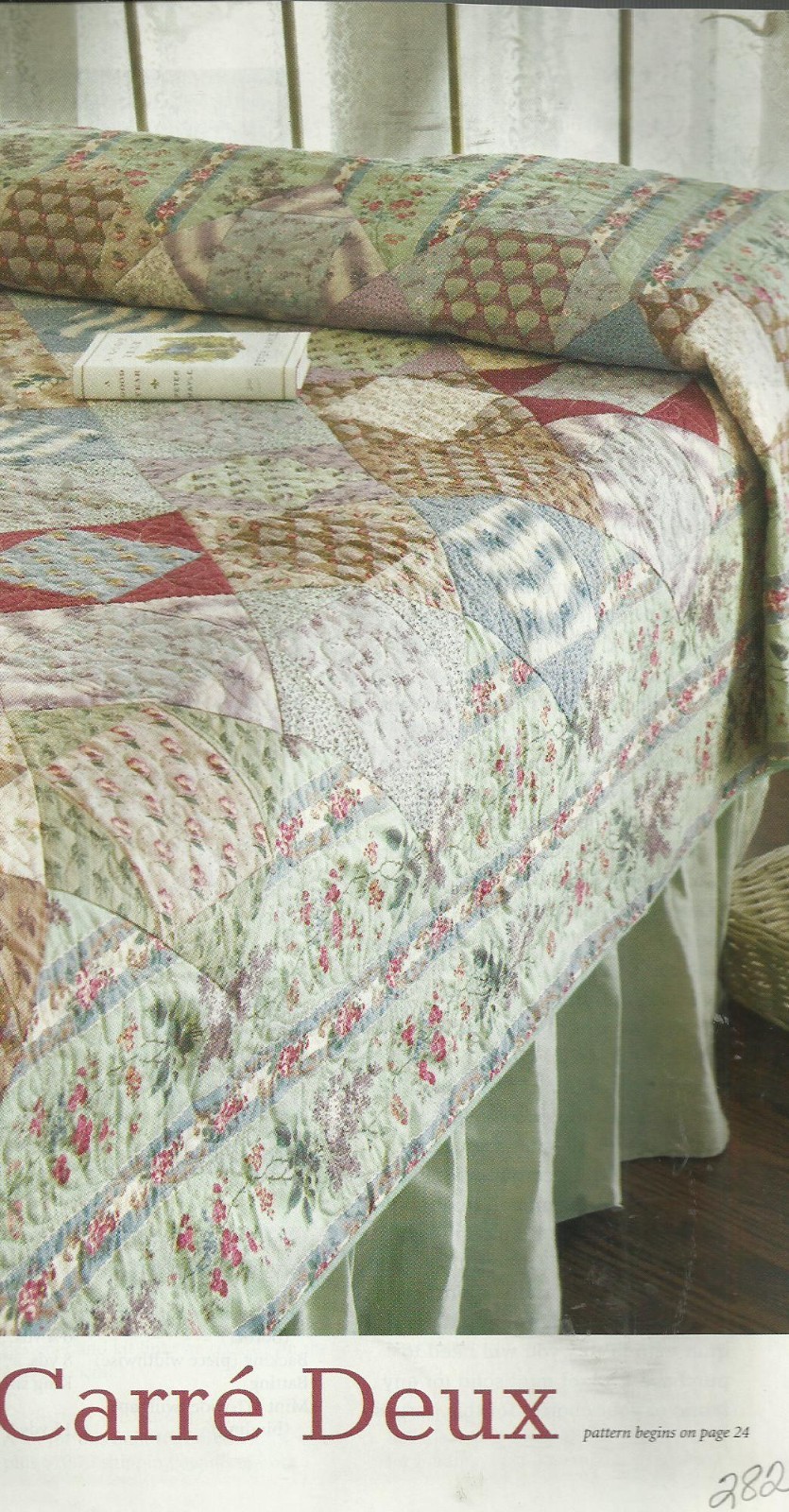 A0282 CARRE DEUX  QUILT PATTERN/INSTRUCTIONS