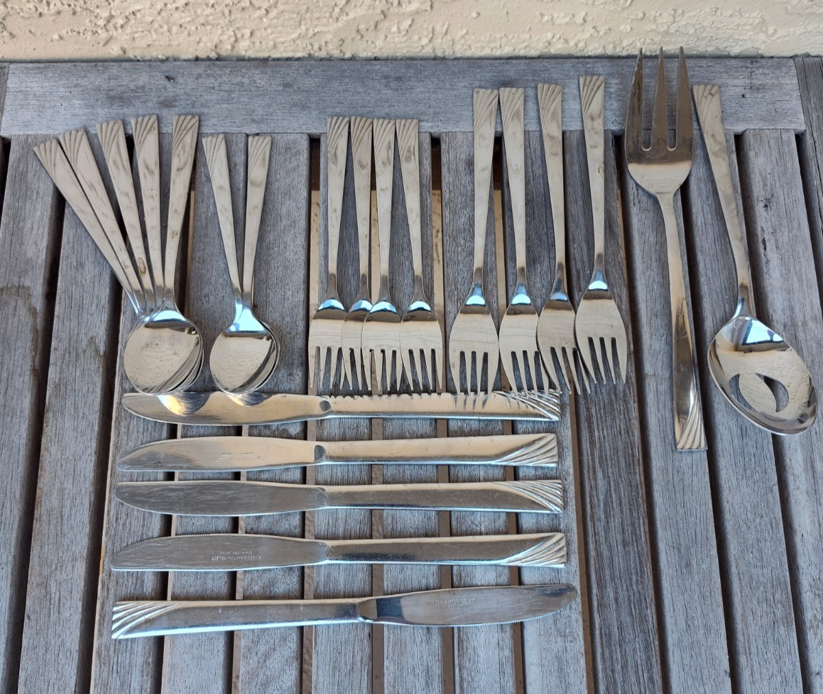 Reed & Barton Select Stainless Canaveral  21 pieces Free Shipping