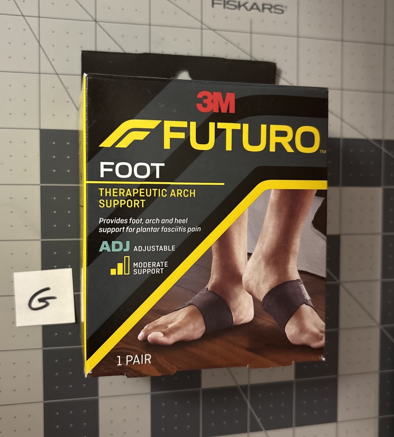 3M Futuro Foot Therapeutic Arch Support Adjustable Moderate Support, 1 Pair New