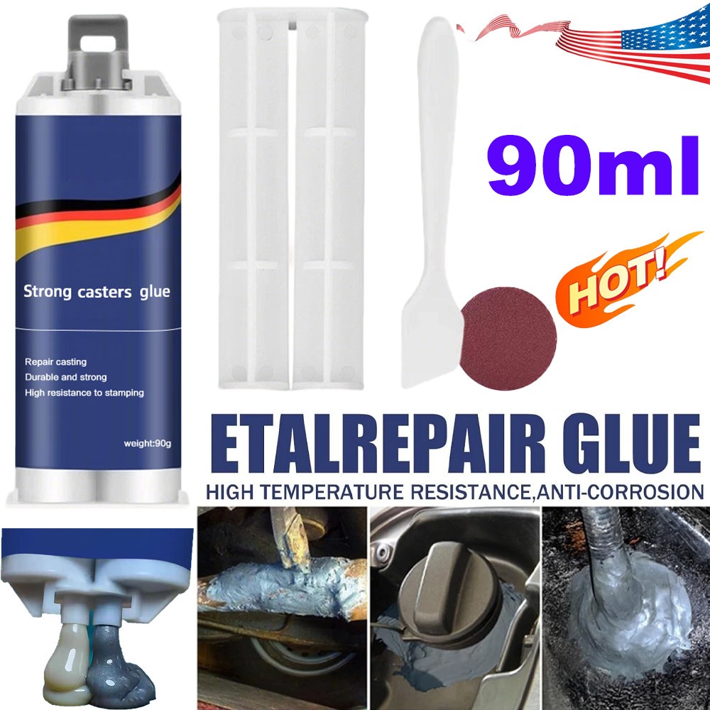 Strong Foundry Glue, High Temperature Resistant Casting Repair,Metal Repair Glue