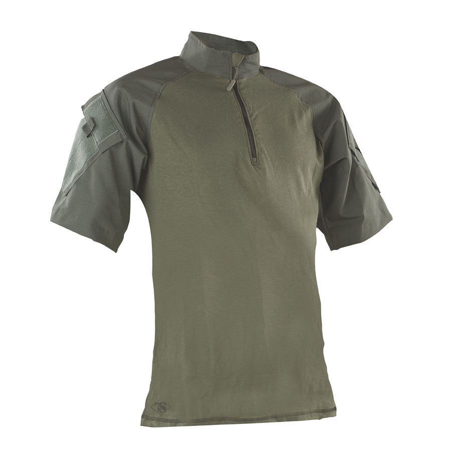 Tru-Spec Olive Drab 1/4 Zip Short Sleeve Combat Shirt