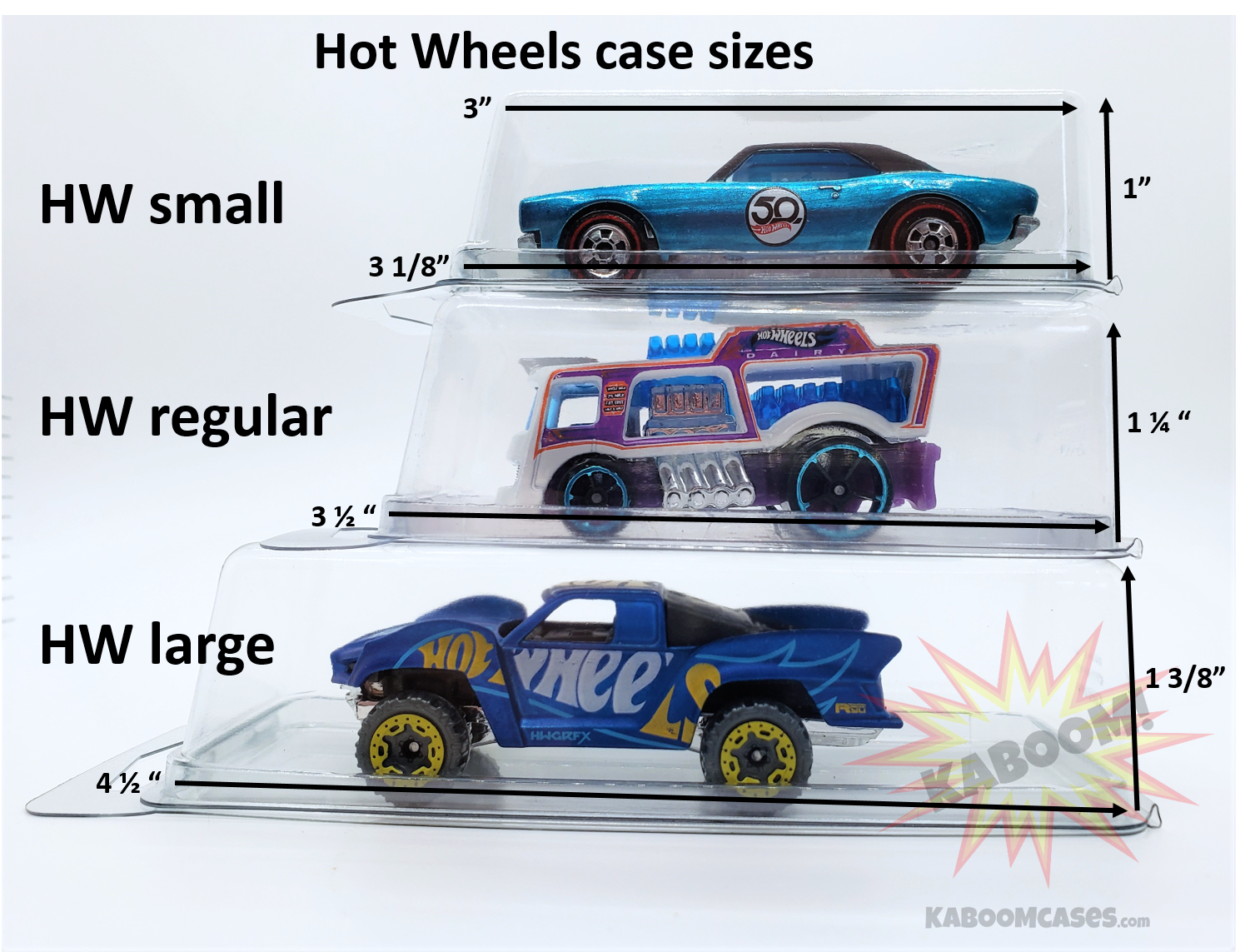 25 Hot Wheels Plastic Car blister cases clamshells storage display 1/64 diecast