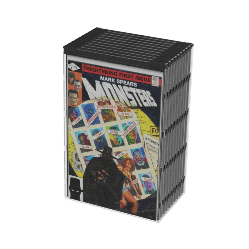 2 Current Modern ComicCapsule Black Comic Book Plastic Protector UV Protection