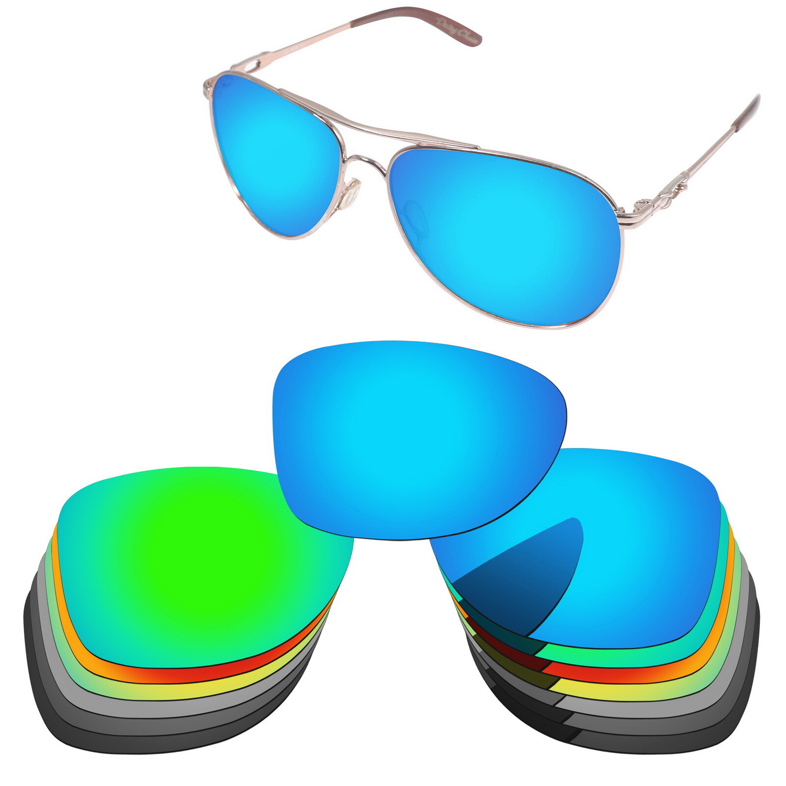 Lenslog Polarized Replacement Lenses For-Oakley Daisy Chain OO4062 - Options