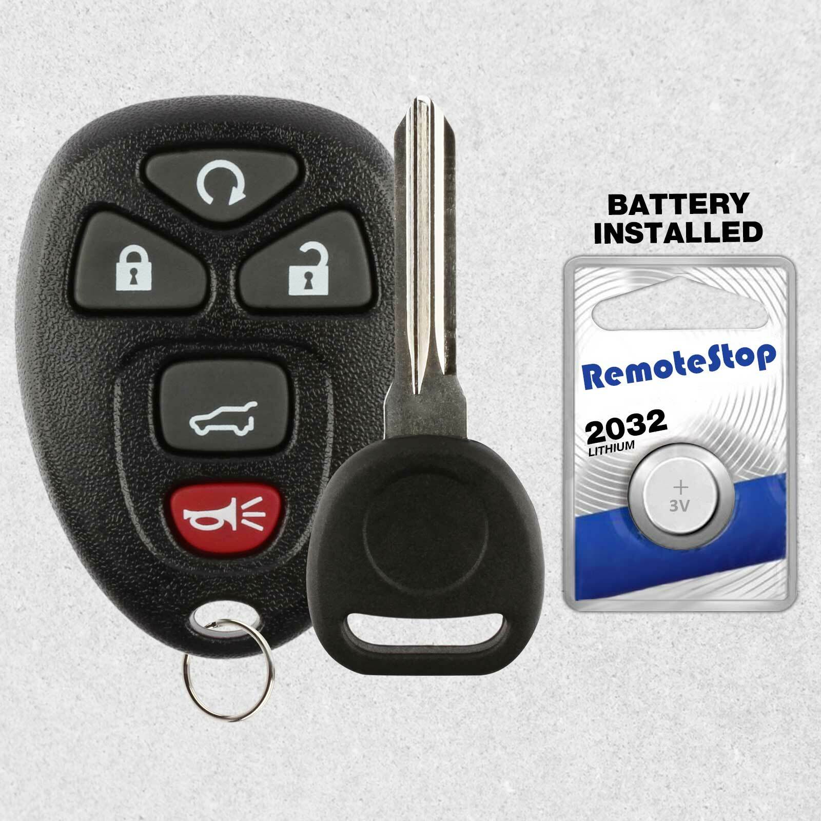 For 2012 2013 2014 2015 2016 2017 Buick Enclave Keyless Car Remote Fob + Key