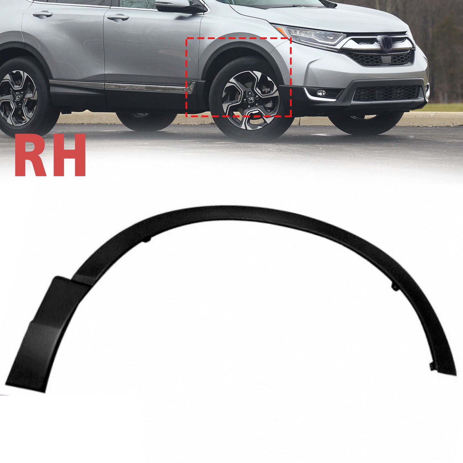 Fender Flare Molding Trim Front Right Passenger Side Fit 2017-22 Honda CR-V CRV