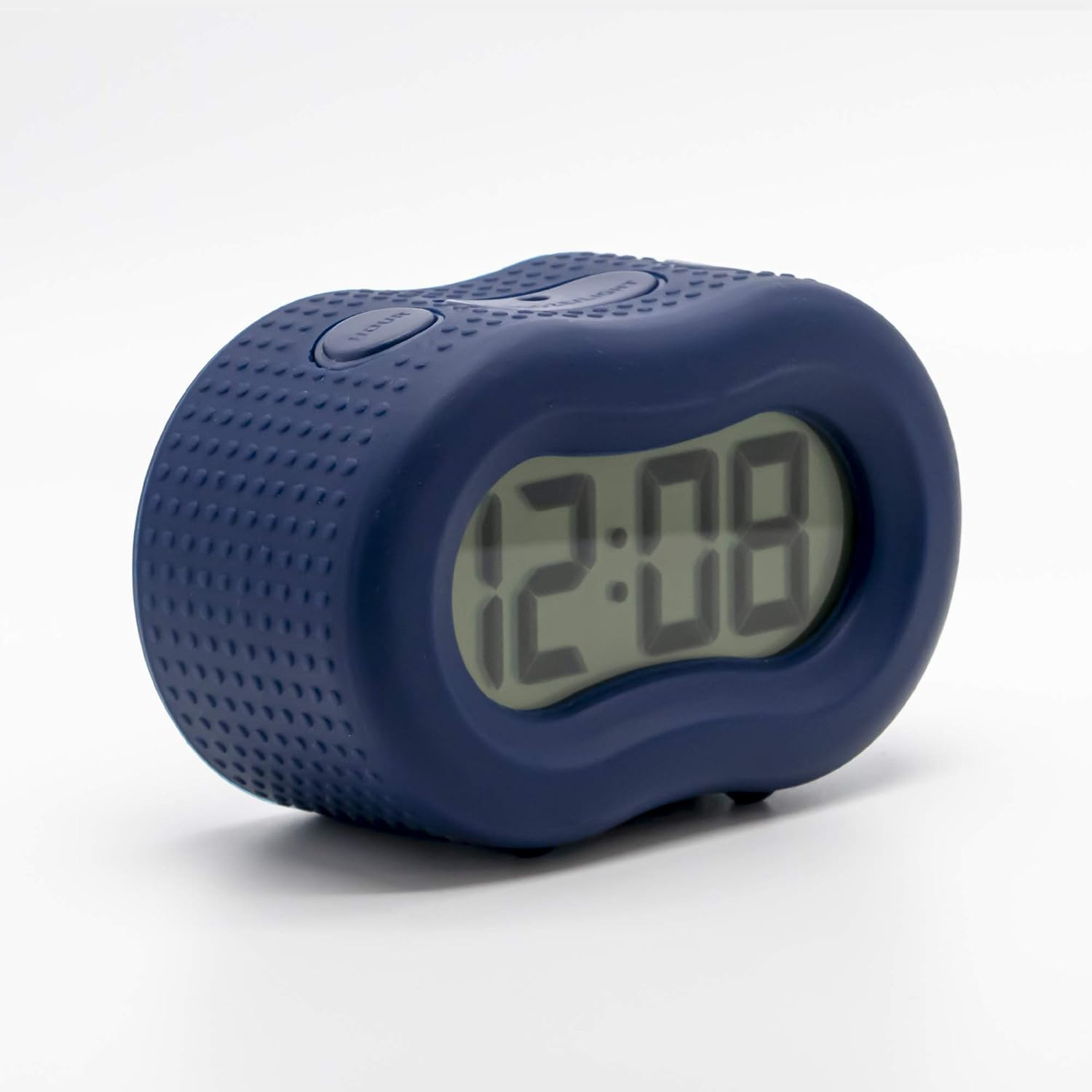 Smartlight Rubber Alarm Clock with Automatic Night Light and Large Display – Eas
