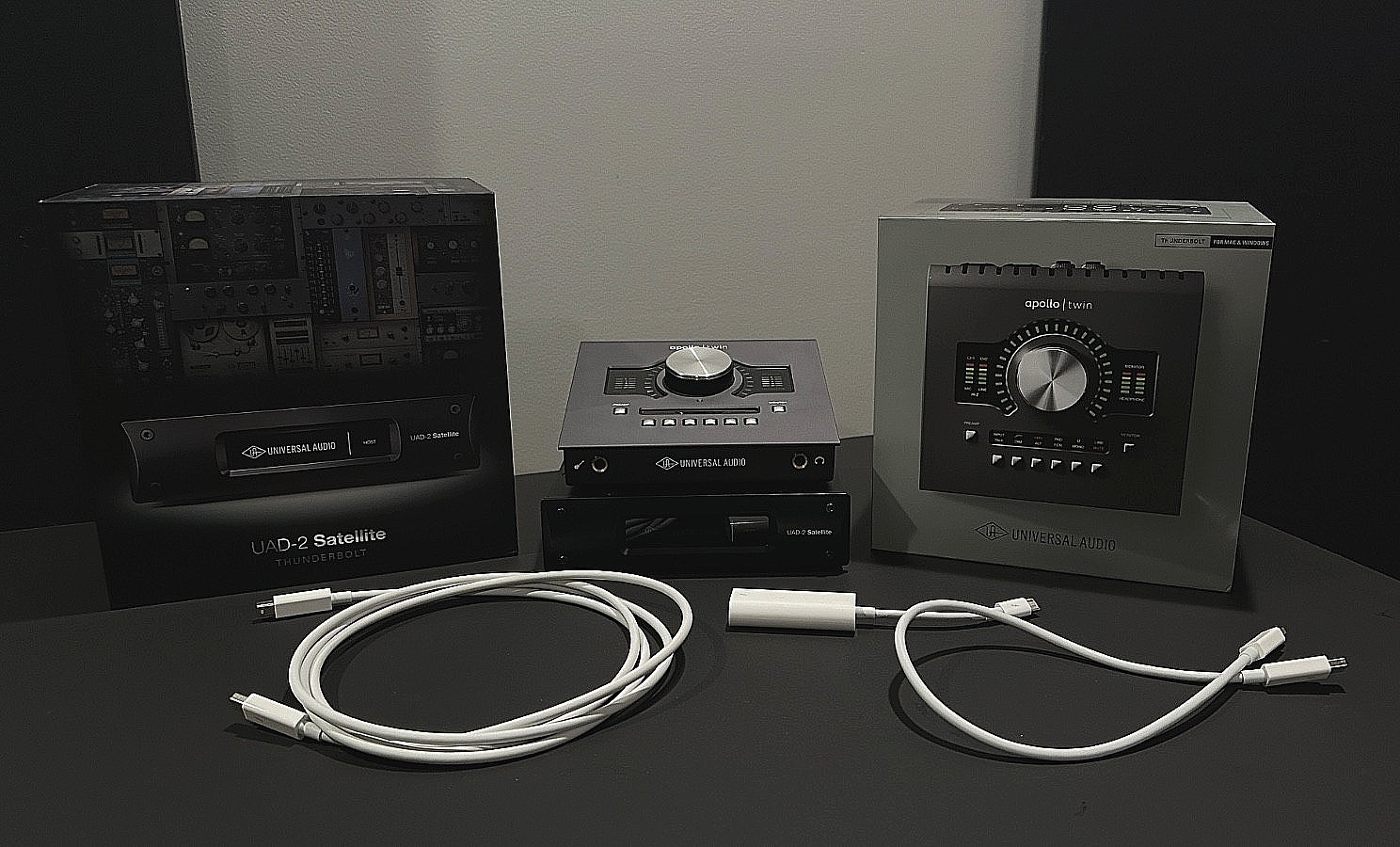 Universal Audio Apollo Twin MKII Quad and Universal Audio UAD-2 Satellite Octo