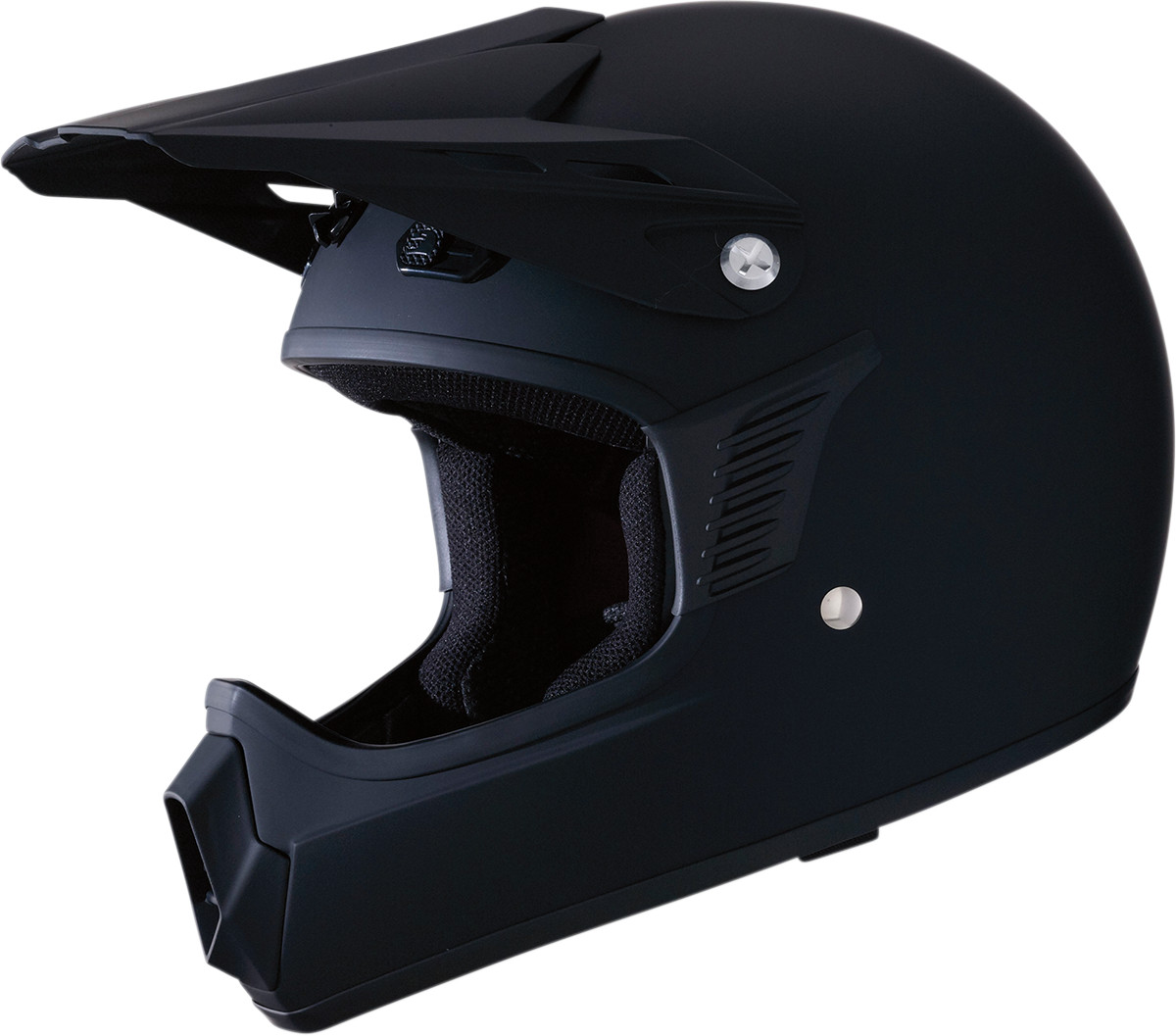 Z1R Rise Childs Dirt ATV Helmet FLAT BLACK SHIPS FREE