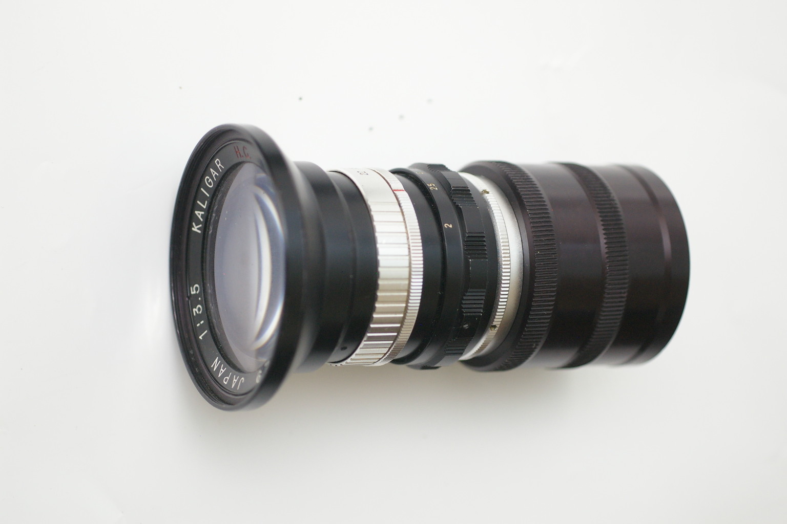 Kalimar 66 Medium Format Lens onto Sony E Camera mount Adapter