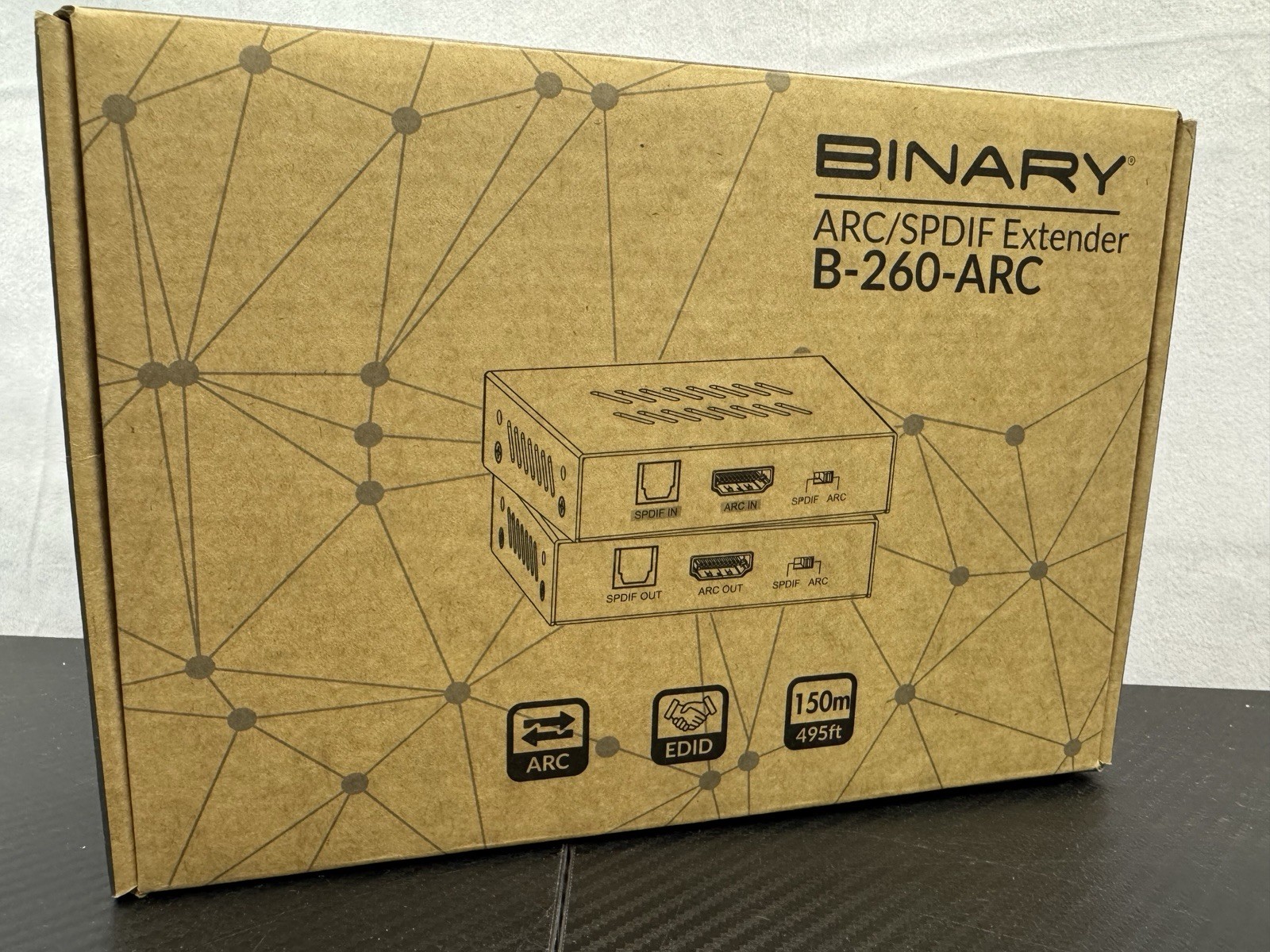 Binary B-260-ARC Audio Return Extender for HDMI ARC and S/PDIF Brand New