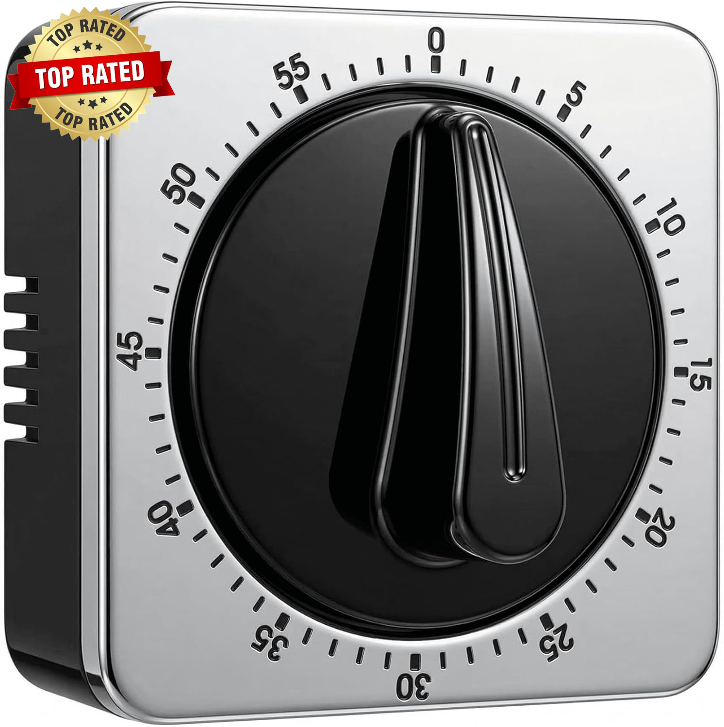 Kitchen Timers for Cooking, Mechanical Wind up Timer with Loud Ring, Magnetic Ba