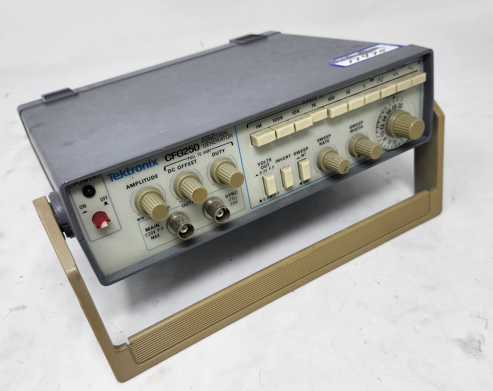 Tektronix CFG250 0.2Hz - 2MHz Function Generator - FUNCTION GENERATOR ONLY