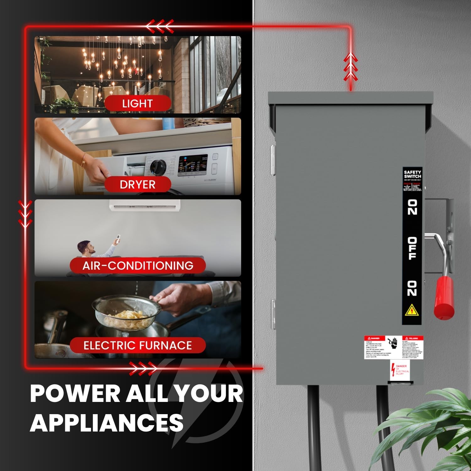 Weather-Resistant 200A Generator Transfer Switch: Secure Power Transition